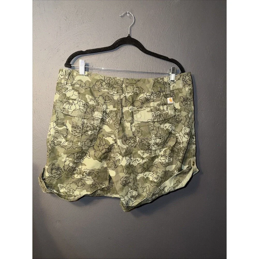 CARHARTT El Paso Size 16 Camo Outdoor Shorts - Picture 6 of 8
